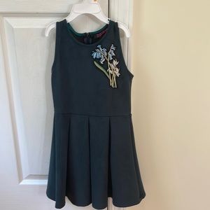 Dark green dress